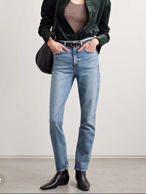 Agolde High Rise Stovepipe Jeans in Melody